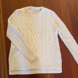Abercrombie & Fitch cream sweater